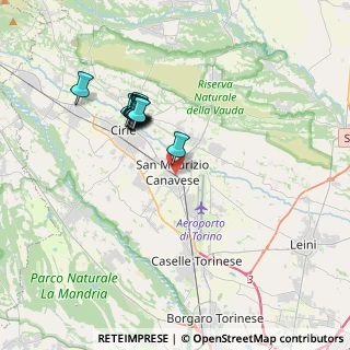 Mappa Via Dottore Croce, 10077 San Maurizio Canavese TO, Italia (3.13273)