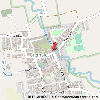 Mappa Via Antonio Gramsci, 5, 26822 Brembio, Lodi (Lombardia)