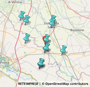 Mappa Via Municipio Vecchio, 37060 Sorgà VR, Italia (6.75833)