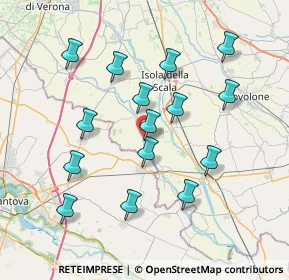 Mappa Via Municipio Vecchio, 37060 Sorgà VR, Italia (7.32)