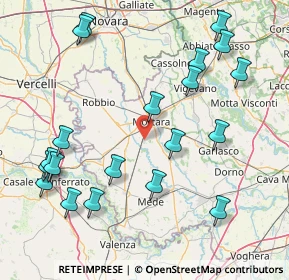 Mappa Via San Martino, 27020 Olevano di Lomellina PV, Italia (19.234)