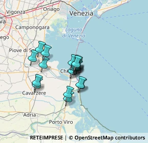 Mappa Viale Veneto, 30015 Chioggia VE, Italia (8.07)