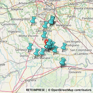 Mappa Via Pietro Talini, 27100 Pavia PV, Italia (10.6505)