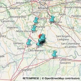 Mappa Via Pietro Talini, 27100 Pavia PV, Italia (7.23357)