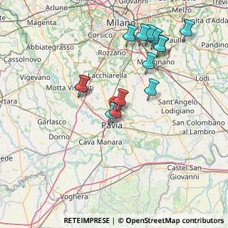 Mappa Via Pietro Talini, 27100 Pavia PV, Italia (15.45286)