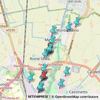 Mappa Via Pietro Talini, 27100 Pavia PV, Italia (1.0845)
