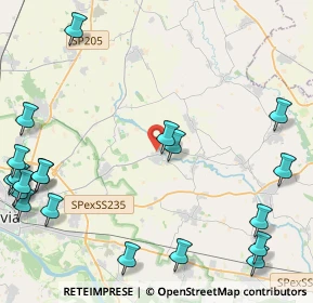 Mappa Via del Riso, 27010 Cura Carpignano PV, Italia (6.285)