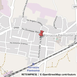 Mappa Via Roma, 12, 10037 Torrazza Piemonte, Torino (Piemonte)