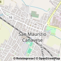 Map San Maurizio Canavese