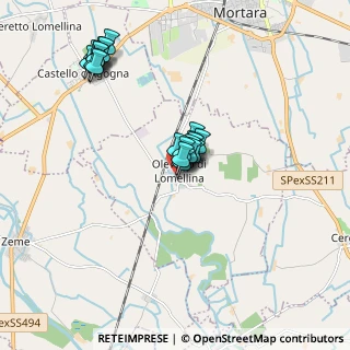 Mappa Via C. Cavour, 27020 Olevano di Lomellina PV, Italia (1.5865)