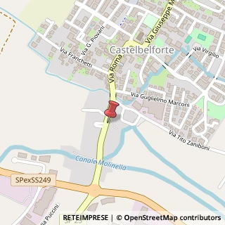 Mappa Via Camillo Benso Conte di Cavour, 22, 46032 Castelbelforte, Mantova (Lombardia)
