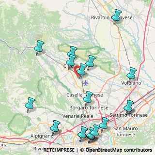Mappa Via Giuseppe Ronco, 10077 San Maurizio Canavese TO, Italia (11.166)