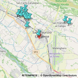 Mappa Via Giuseppe Ronco, 10077 San Maurizio Canavese TO, Italia (2.78133)