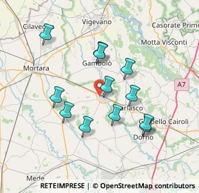 Mappa Via Ronchi dei Legionari, 27020 Tromello PV, Italia (6.45417)