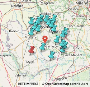 Mappa Via Galileo Galilei, 27020 Tromello PV, Italia (11.665)