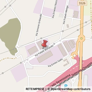 Mappa Via Fratelli Bonaudo, 47, 10034 Chivasso, Torino (Piemonte)