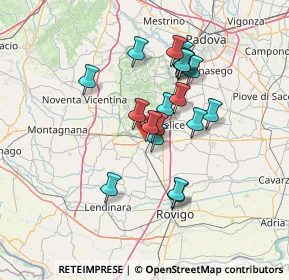 Mappa Strada Regionale 10 var, 35042 Monselice PD, Italia (11.6485)