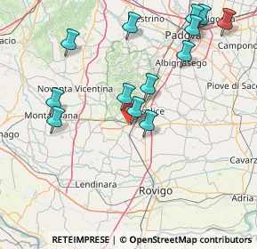 Mappa Strada Regionale 10 var, 35042 Monselice PD, Italia (17.29769)