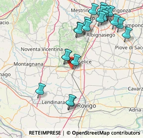 Mappa Strada Regionale 10 var, 35042 Monselice PD, Italia (18.4265)