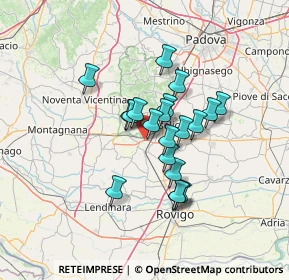 Mappa Strada Regionale 10 var, 35042 Monselice PD, Italia (10.0155)