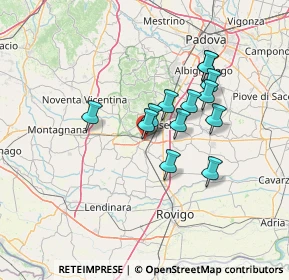 Mappa Strada Regionale 10 var, 35042 Monselice PD, Italia (10.88)