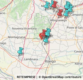 Mappa Strada Regionale 10 var, 35042 Monselice PD, Italia (18.70571)