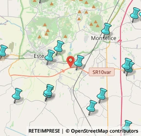 Mappa Strada Regionale 10 var, 35042 Monselice PD, Italia (6.23211)