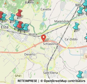 Mappa Strada Regionale 10 var, 35042 Monselice PD, Italia (3.633)