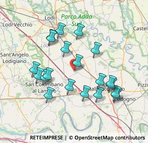 Mappa Via Saint Christo en Jarez, 26822 Brembio LO, Italia (7.14)