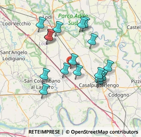 Mappa Via Saint Christo en Jarez, 26822 Brembio LO, Italia (6.72353)