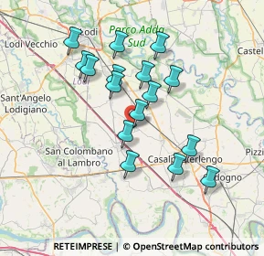 Mappa Via Saint Christo en Jarez, 26822 Brembio LO, Italia (6.39625)