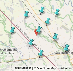 Mappa Via Saint Christo en Jarez, 26822 Brembio LO, Italia (4.45091)