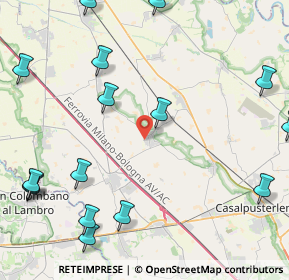 Mappa Via Saint Christo en Jarez, 26822 Brembio LO, Italia (6.32632)