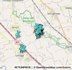 Mappa Via Saint Christo en Jarez, 26822 Brembio LO, Italia (0.775)