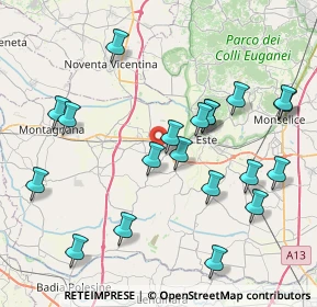Mappa Via Sabbionara, 35045 Ospedaletto Euganeo PD, Italia (8.6215)