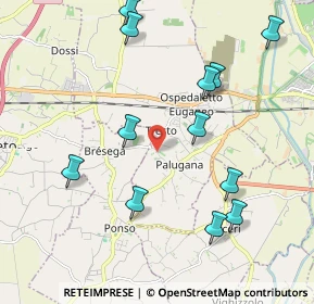 Mappa Via Sabbionara, 35045 Ospedaletto Euganeo PD, Italia (2.22083)