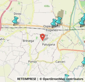 Mappa Via Sabbionara, 35045 Ospedaletto Euganeo PD, Italia (4.0585)