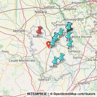 Mappa PV 27020, 27020 Olevano di Lomellina PV, Italia (12.39154)