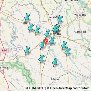 Mappa PV 27020, 27020 Olevano di Lomellina PV, Italia (6.52533)