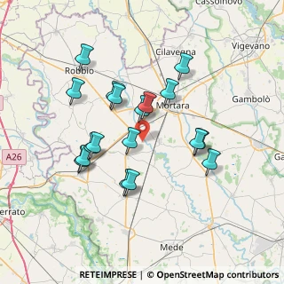 Mappa PV 27020, 27020 Olevano di Lomellina PV, Italia (6.65)