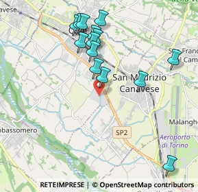 Mappa Via Vittime delle Foibe, 10073 Ciriè TO, Italia (2.02857)