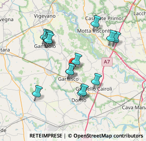 Mappa Via Madonna della Bozzola, 27026 Garlasco PV, Italia (6.80333)