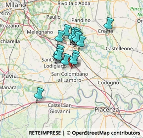 Mappa Via Garibaldi, 26812 Borghetto Lodigiano LO, Italia (9.66944)