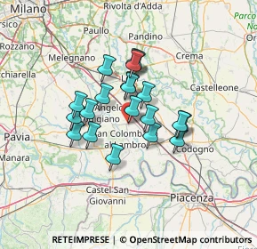 Mappa Via Garibaldi, 26812 Borghetto Lodigiano LO, Italia (9.8565)