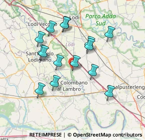 Mappa Via Garibaldi, 26812 Borghetto Lodigiano LO, Italia (6.814)