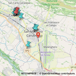 Mappa Via Alcide de Gasperi, 10077 San Maurizio Canavese TO, Italia (3.077)
