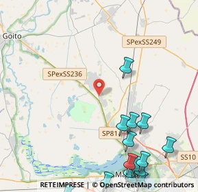 Mappa Via Bruno Buozzi, 46045 Marmirolo MN, Italia (6.23733)