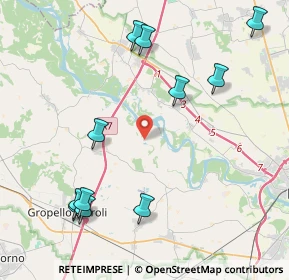 Mappa Via Cascina Venara, 27020 Zerbolò PV, Italia (4.93545)