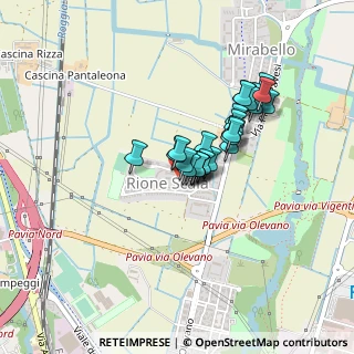 Mappa Rione Scala, 27100 Pavia PV, Italia (0.29615)