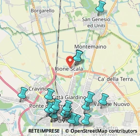 Mappa Rione Scala, 27100 Pavia PV, Italia (2.718)